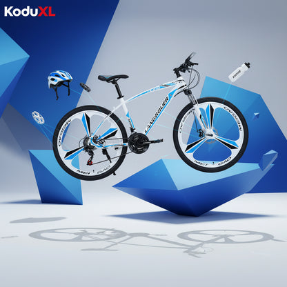 Lengéscsillapító terepkerékpár változó sebességgel