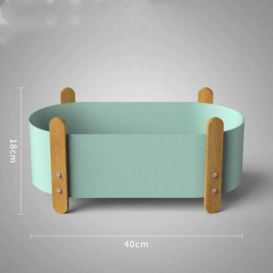 Nordic Iron Planter with Creative Minimalist Design