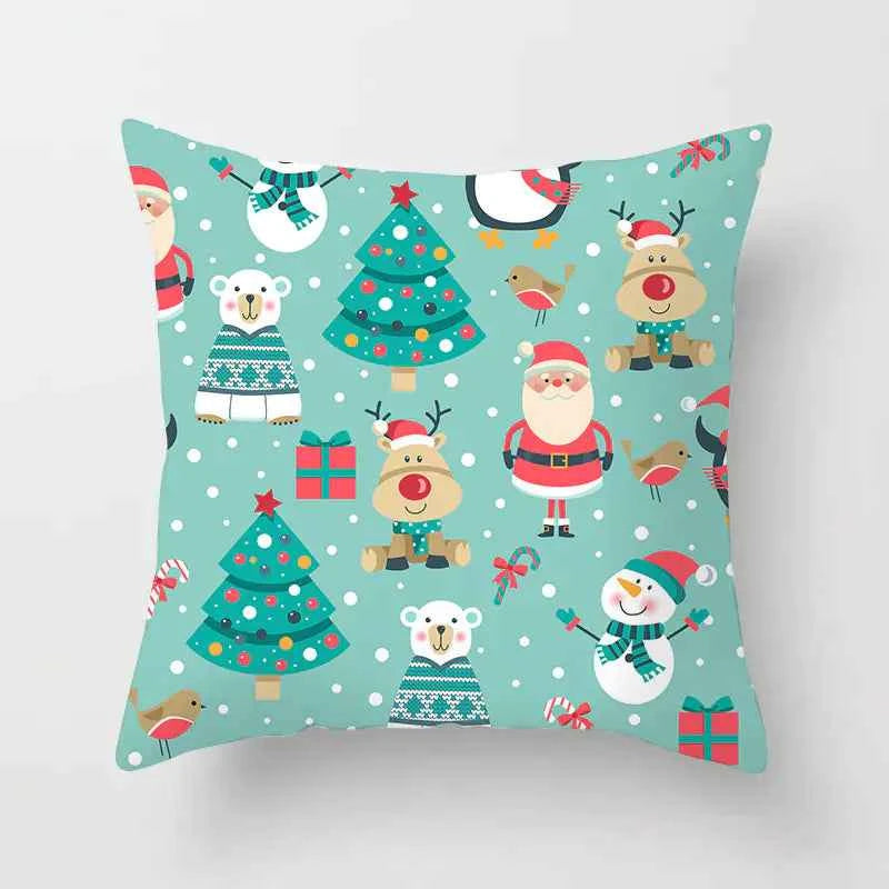 Christmas Cartoon Pillowcase to Add a Festive Holiday Touch