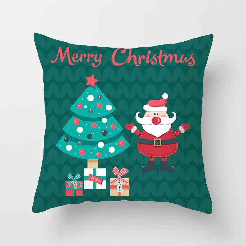 Christmas Cartoon Pillowcase to Add a Festive Holiday Touch