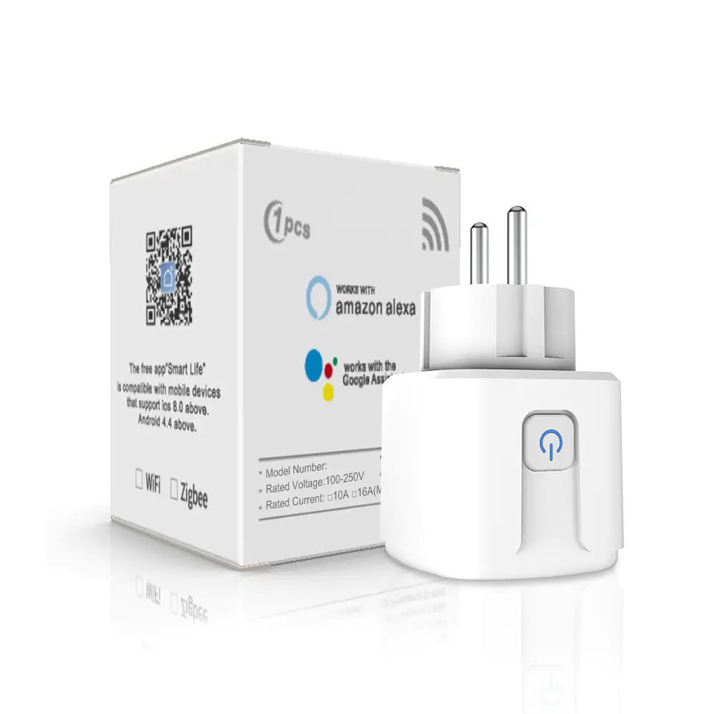 Intelligens WIFI aljzat AI hangvezérléssel és teljesítménymérővel