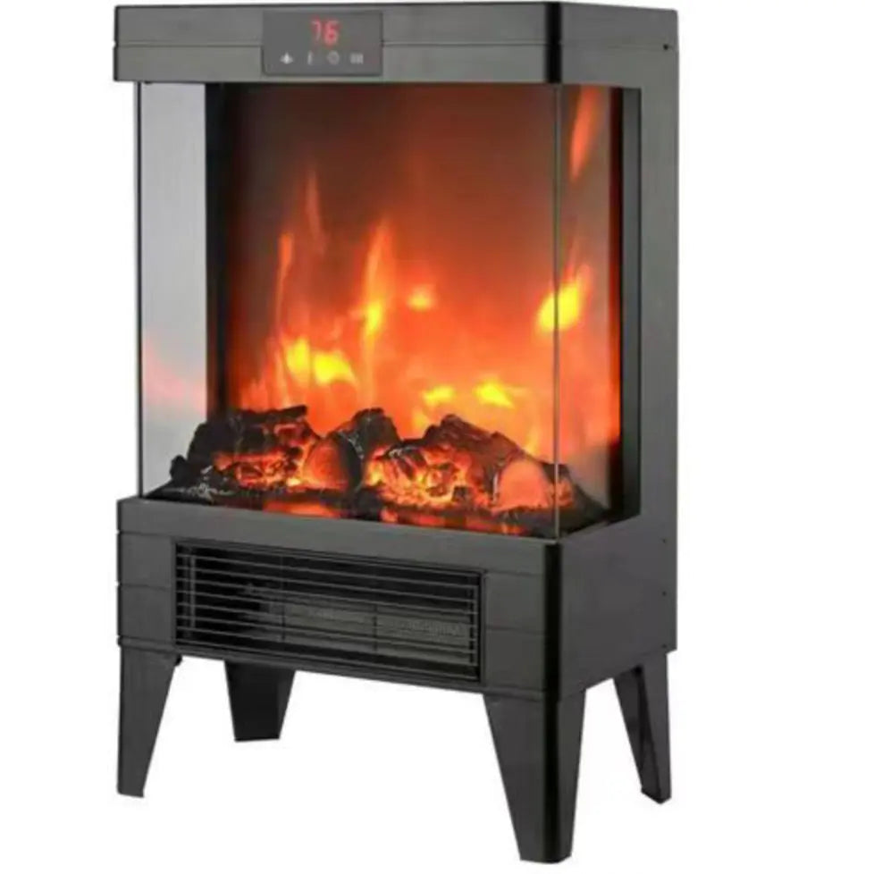 3D Realistic Flame Electric Fireplace Heater for Home