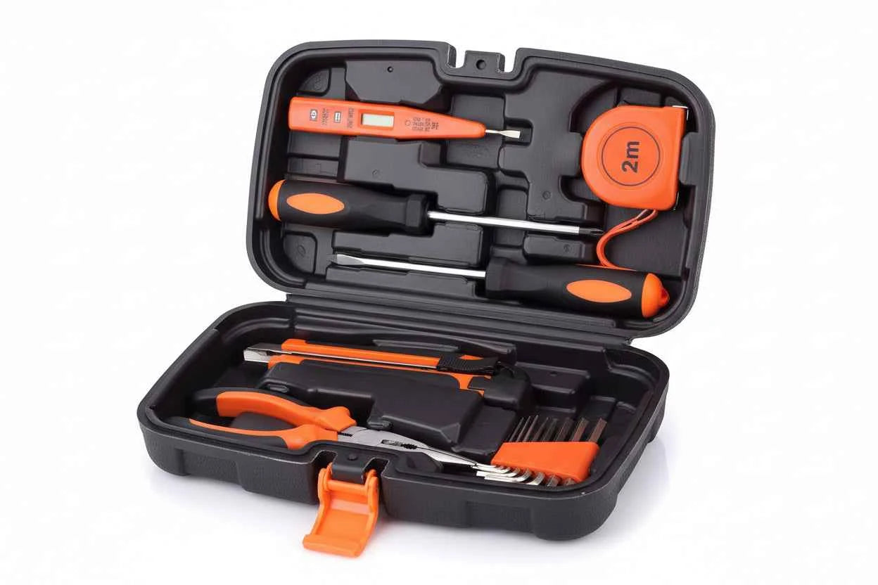 Automotive Repair Tool Set with Wrenches and Accessories