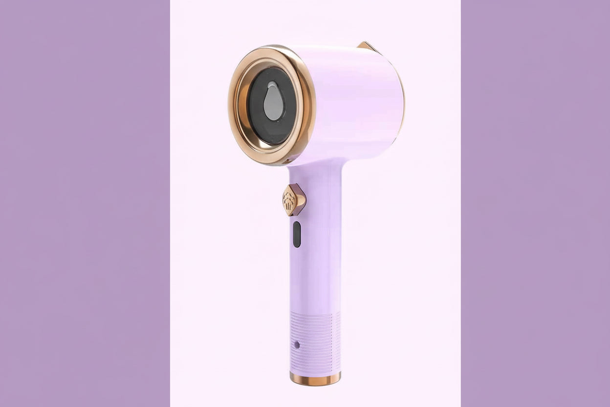 Handheld Fabric Steam Iron with Dual Wet/Dry Function