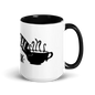 White Ceramic Mug with Color Inside