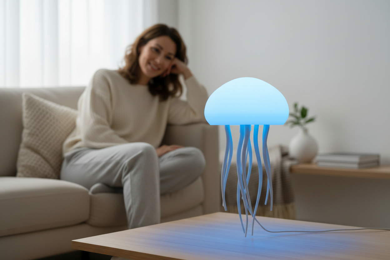JellyGlow LED Medúza Hangulatlámpa