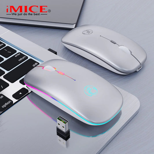 IMICE Wireless Silent Mouse with Dual Mode Charging