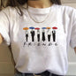 Friends TV Show Classic Letter Print T-Shirt
