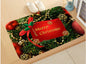 Christmas picture absorbent bathroom mat