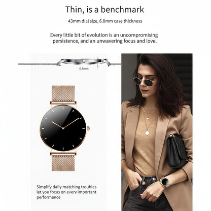 T8 Smartwatch with AMOLED Display for Women