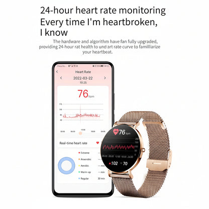 T8 Smartwatch with AMOLED Display for Women