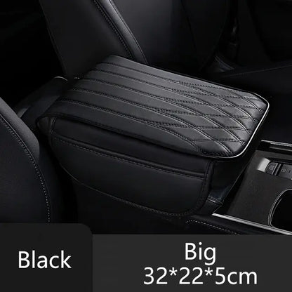 Univerzális bőr memóriahab autó kartámaszpárna támogatás