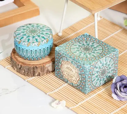 Aromatherapy Petal Candle with Dried Petals and Essential Oils