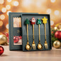 4pcs Christmas Cutlery Set - Forks & Spoons