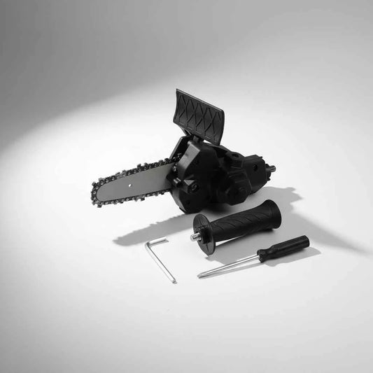 Electric Drill to Chainsaw Conversion Attachment