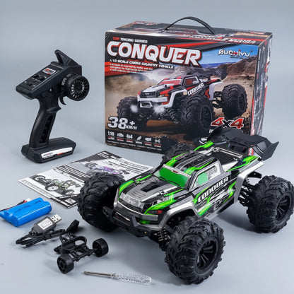 Control Car 1:16 RC Off-Road Truck with LED Lights