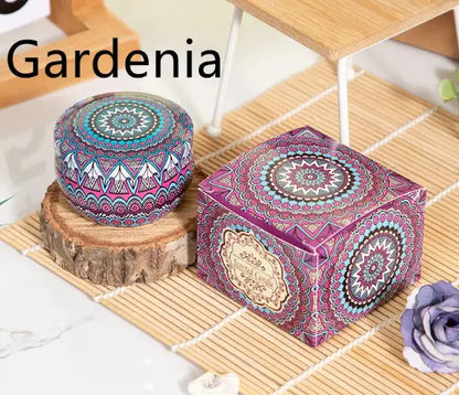 Aromatherapy Petal Candle with Dried Petals and Essential Oils