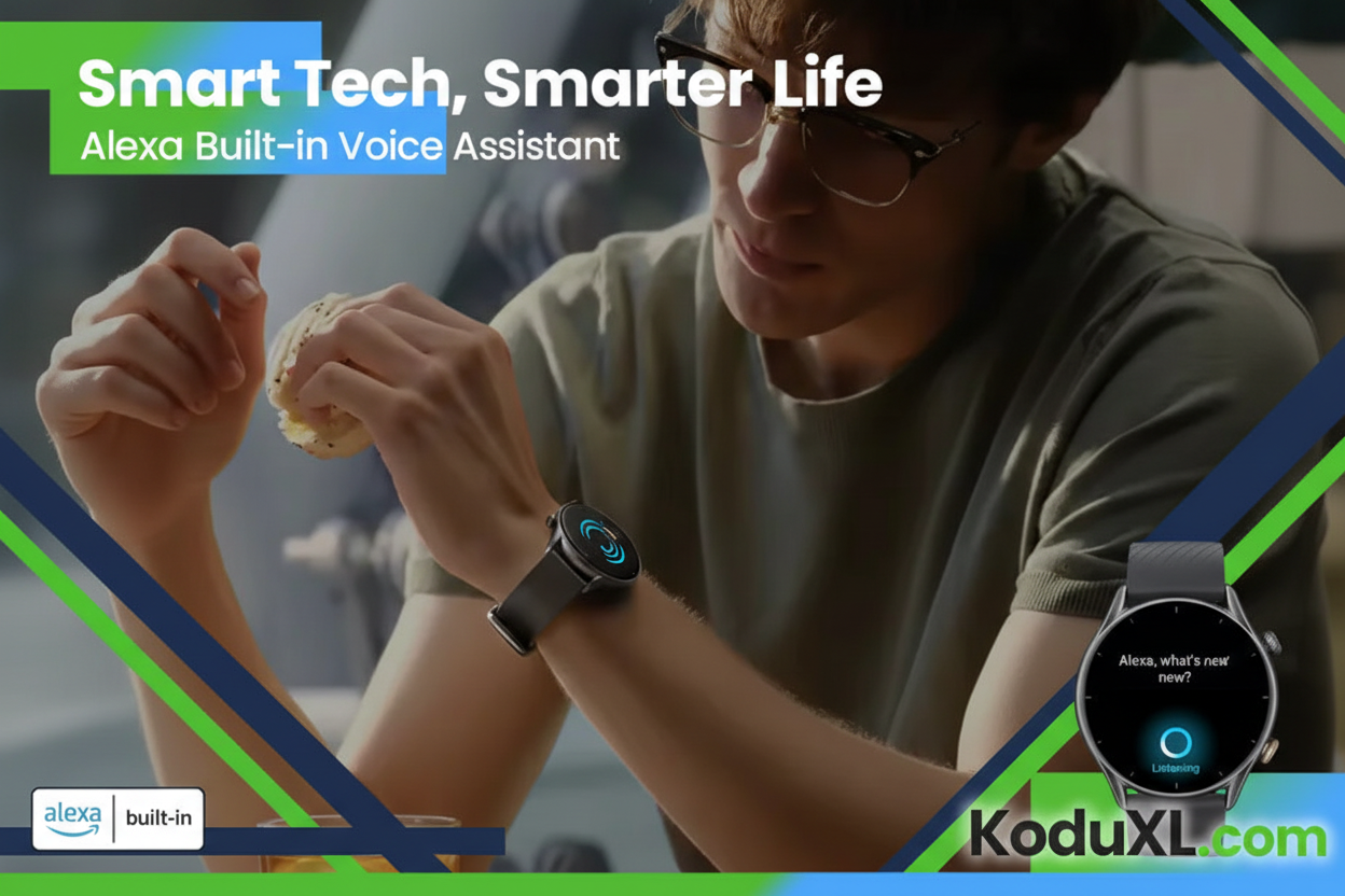 Smartwatch: GPS, Alexa, 150+ Sports Modes