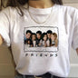 Friends TV Show Classic Letter Print T-Shirt
