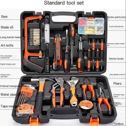 Automotive Repair Tool Set with Wrenches and Accessories