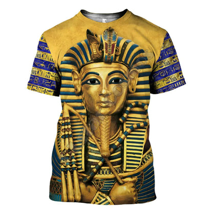3D Printed Pharaoh Men's Short Sleeve T-Shirt