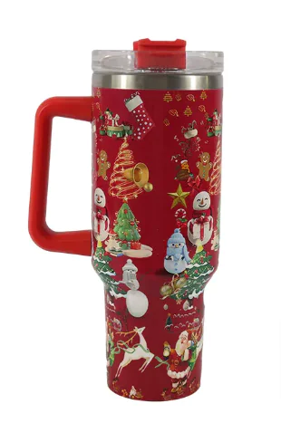 Christmas Cheer Tumbler - Festive Christmas Tumblers for Holiday Joy